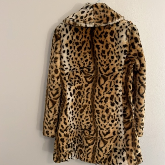 Chic Leopard Print Teddy Jacket - Picture 6 of 12